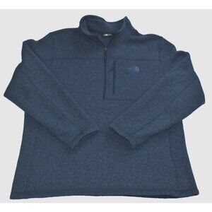 The North Face Gordon Lyons Men's Size XXL Blue 1/4 Zip Pullover Fleece Jacket